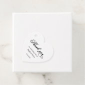 サンキュー結婚式の引き出物ハートラベル フェイバータグ (インサイチュ)