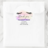 サンキュー美しいサロンライトホワイトラッシュパステル ラウンドシール (バッグ)