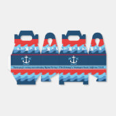 サンキュー航海のいかりウェーブボート赤白青 フェイバーボックス (折り畳みなし)