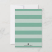 サンキュー葬儀ノートカードグリーンリースイート サンキューカード (裏面)