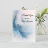 サンキュー葬式悔やみや弔慰フェザーエア |写真 サンキューカード (スタンド正面)