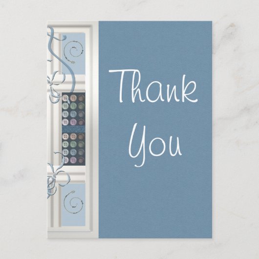 サンキュー裁縫中毒 ポストカード (正面)