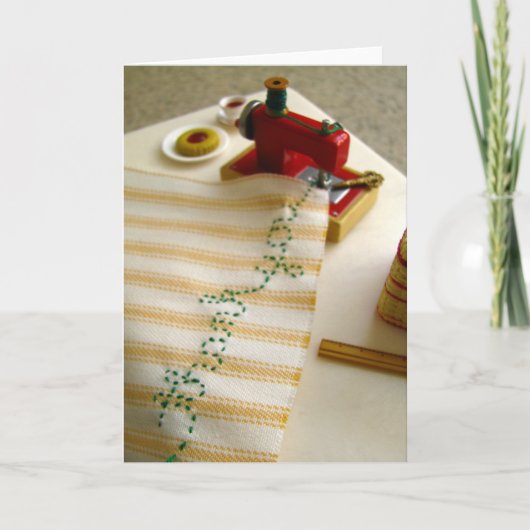 サンキュー裁縫機 サンキューカード (正面)