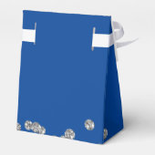 サンキュー誕生日シルバーグリッター紙吹雪 王室の フェイバーボックス (裏面サイド)