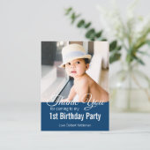 サンキュー誕生日ボーイ ポストカード (スタンド正面)