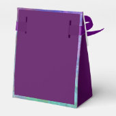 サンキュー誕生日モダンピンクパープルお願いボックス フェイバーボックス (裏面サイド)