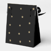 サンキュー誕生日金ゴールドグリッター星お気に入りボックス フェイバーボックス (裏面サイド)