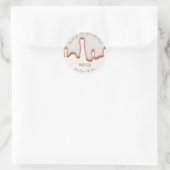 サンキュー購入ブティック爪、 ネイル手作り赤面 ラウンドシール (バッグ)