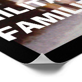 サンキュー軍隊ファミリープリント ポスター (角)