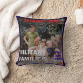 サンキュー軍隊ファミリー装飾用クッション クッション (ブランケット)