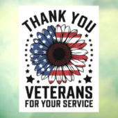 サンキュー退役軍人ひまわり軍隊退役軍人日 ウィンドウサイン (シート3)