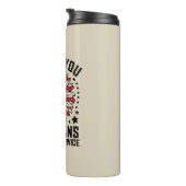 サンキュー退役軍人ひまわり軍隊退役軍人日 タンブラー (回転右)