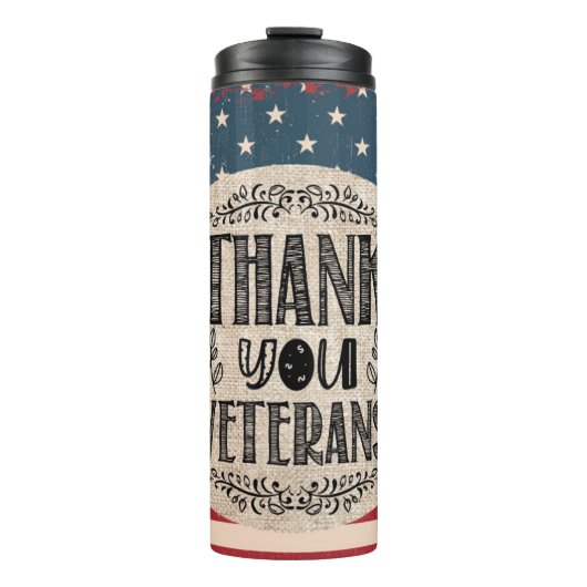サンキュー退役軍人サーマルタンブラー タンブラー (正面)