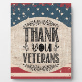 サンキュー退役軍人プラーク フォトプラーク (正面)