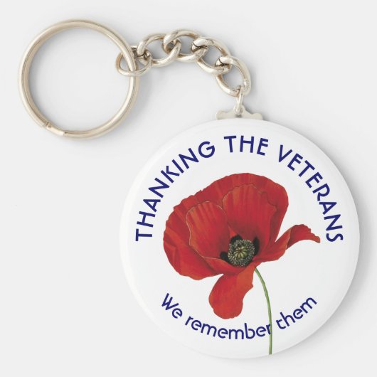 サンキュー退役軍人 キーホルダー (正面)