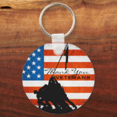 サンキュー退役軍人 キーホルダー (正面)