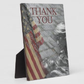 サンキュー退役軍人 フォトプラーク (側面)