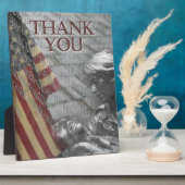 サンキュー退役軍人 フォトプラーク (側面)