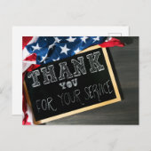 サンキュー退役軍人 ポストカード (正面/裏面)