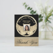 サンキュー金ゴールドエンジェルウィングス ポストカード (スタンド正面)