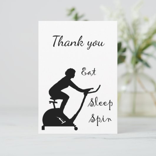 サンキュー食べスリープスピンクラスサイクリングサイクリング サンキューカード (スタンド正面)
