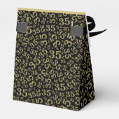 サンキュー35th誕生日金ゴールド/ブラックナンバーパターン フェイバーボックス (裏面サイド)