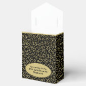 サンキュー35th誕生日金ゴールド/ブラックナンバーパターン フェイバーボックス (オープン)