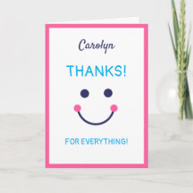 サンキュー.あなたは私を幸せにした。カスタマイズ