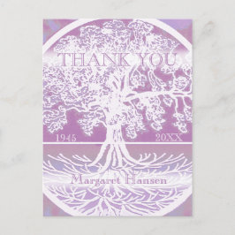 サンキュー | お悔み | 生命の木ピンク ポストカード