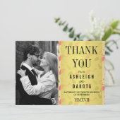 サンキュー |すてきなモダンホットピンクフラミンゴ (スタンド正面)