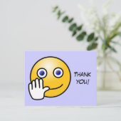 サンキュー!なびく絵文字 ポストカード (スタンド正面)