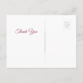 サンキュー | アイルランドバラ大声引用 ポストカード (裏面)