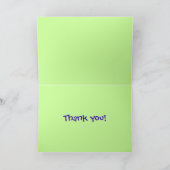 サンキュー! – カエル(ハート) サンキューカード (内部)