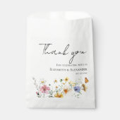 サンキュー |カラフルワイルドフラワー結婚ボホ フェイバーバッグ (正面)