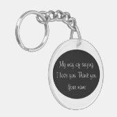 サンキュー- キーホルダー (正面左)