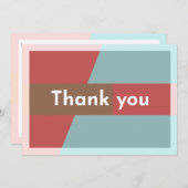 "サンキュー" サンキューカード (正面/裏面)