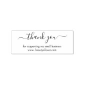 サンキュー!シンペル、手書きゴム印 ラバースタンプ (インプリント)