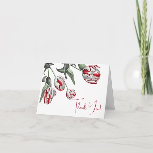 サンキュー |チューリ赤と白ップ (正面)