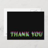 サンキュー トリプル カラー ポストカード (正面/裏面)