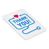 サンキュー |ハート聴診器 マグネット (右側)