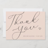 サンキュー | パーソナライズされた両側結婚 (正面)