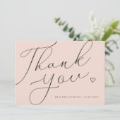 サンキュー | パーソナライズされた両側結婚 (スタンド正面)