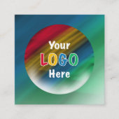 サンキュー |ビジネスロゴモダングラデーション 割引カード (正面)