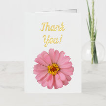 サンキュー!ピンクの花