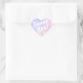 サンキュー!ピンク色のハートシールの泡 ハートシール (バッグ)