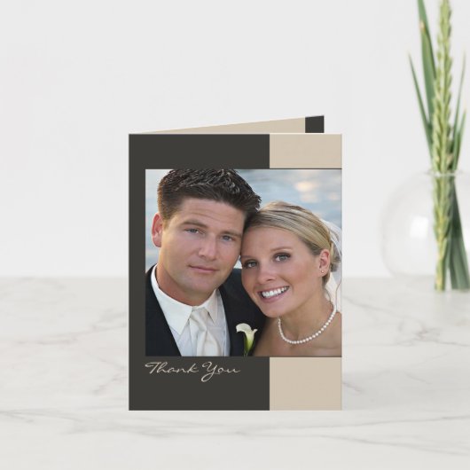 サンキュー・フォールド・カード・インビテーション サンキューカード (正面)