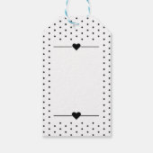 サンキュー |フローラのコウノトリ赤ちゃんシャワー ギフトタグ (裏面)