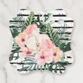 サンキュー |ブライダルシャワー結婚式の引き出物ラベル フェイバータグ (裏面)