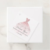 サンキュー ブライダル 16歳の誕生日パーティー ピンクのバラ フェイバータグ (インサイチュ)