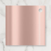 サンキュー ブライダル 16th キンセアニェラ パーティー ドレス ローズ フェイバータグ (裏面)